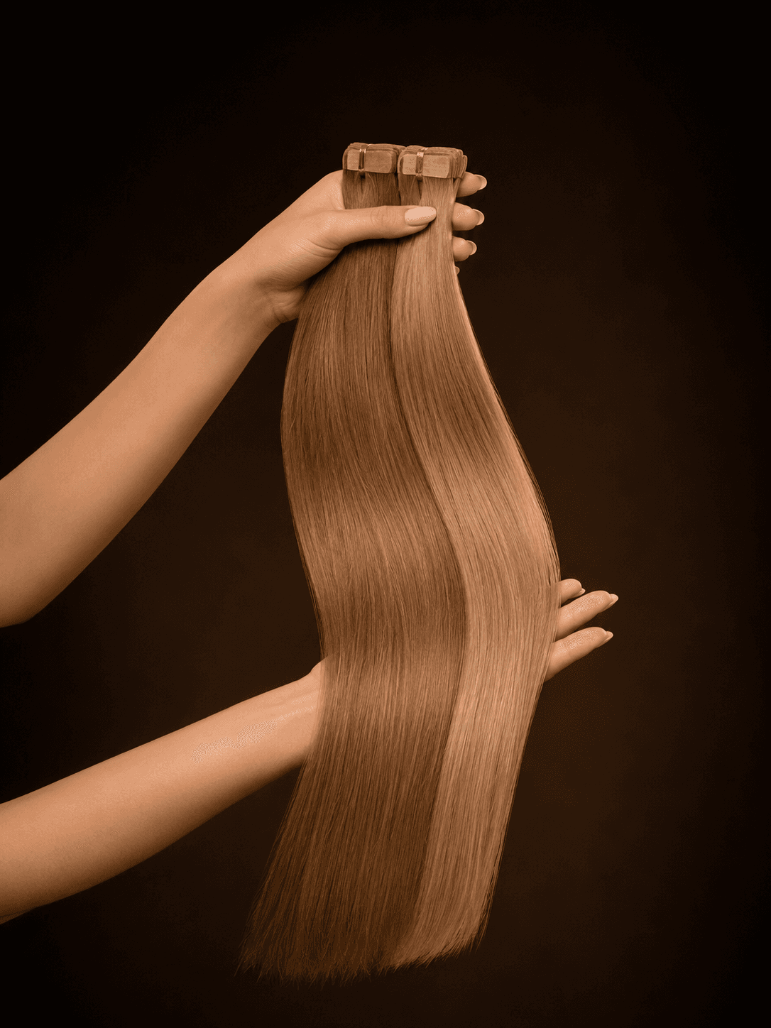Premium Invisible Weft Hair Extensions